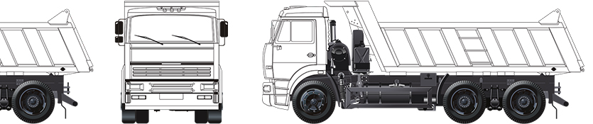 ¿Cómo funciona el sistema hidráulico de un camión de volteo?